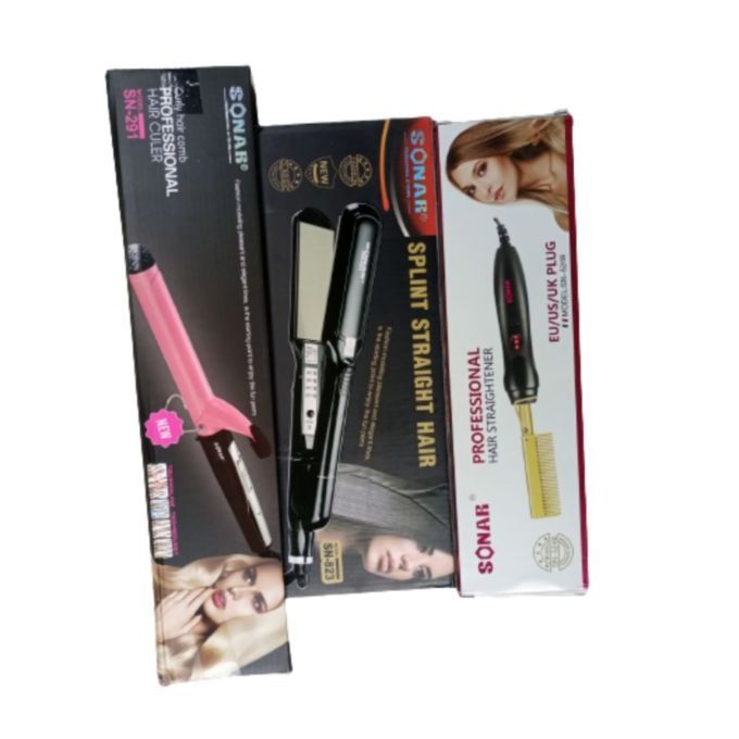 Professional Durable Hair Straightener And Hair Curl Curler