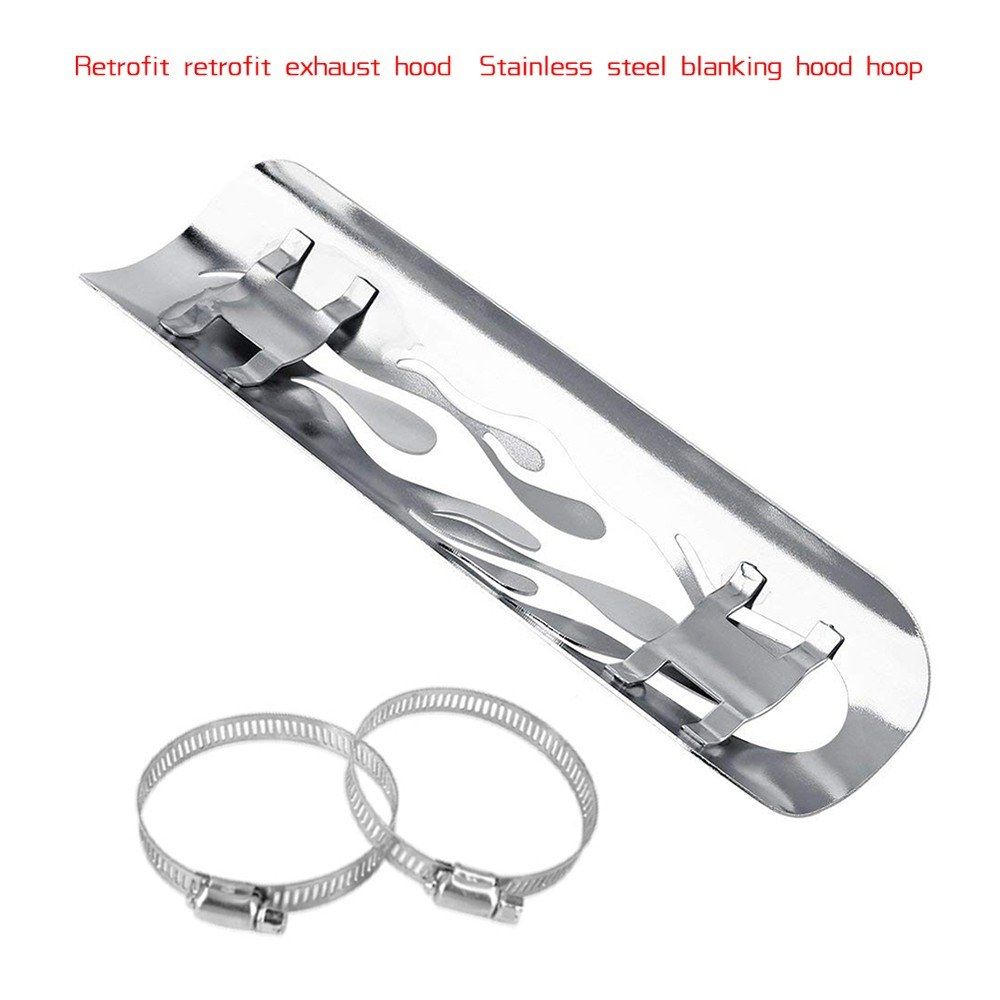 Motorcycle Exhaust Muffler Pipe Heat Shield Cover Guard For