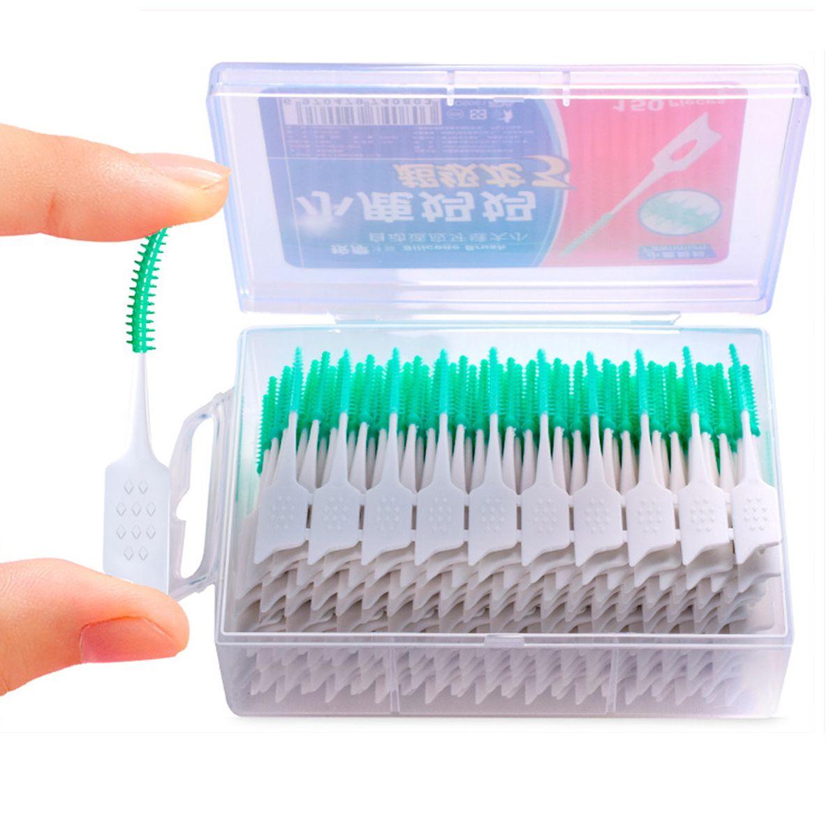 150pcs Toothpick Soft Silicone Tooth Picks Dental Floss