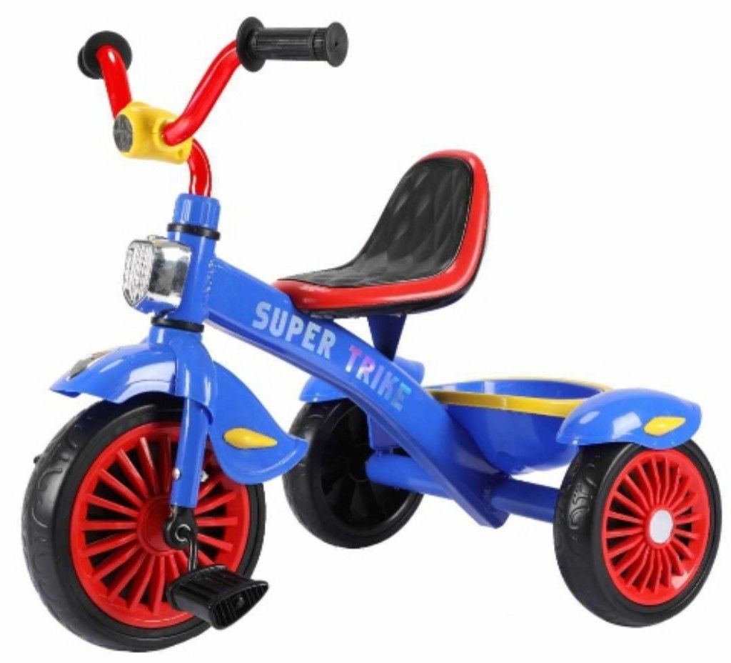 Children Tricycle Toddler With Back Carriage Age 1-5)