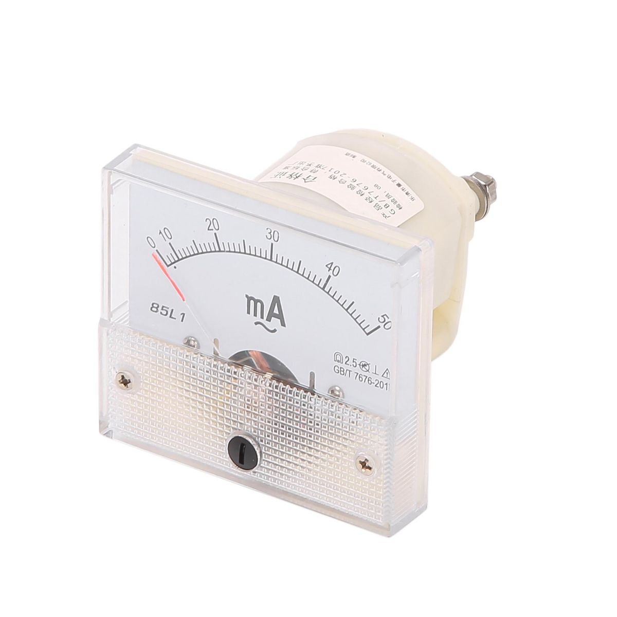 AC 0 - 50MA Pointer AC Ammeter Analog Current Panel Ampere Meter for Pressure Regulator Distribution Boxes, Etc
