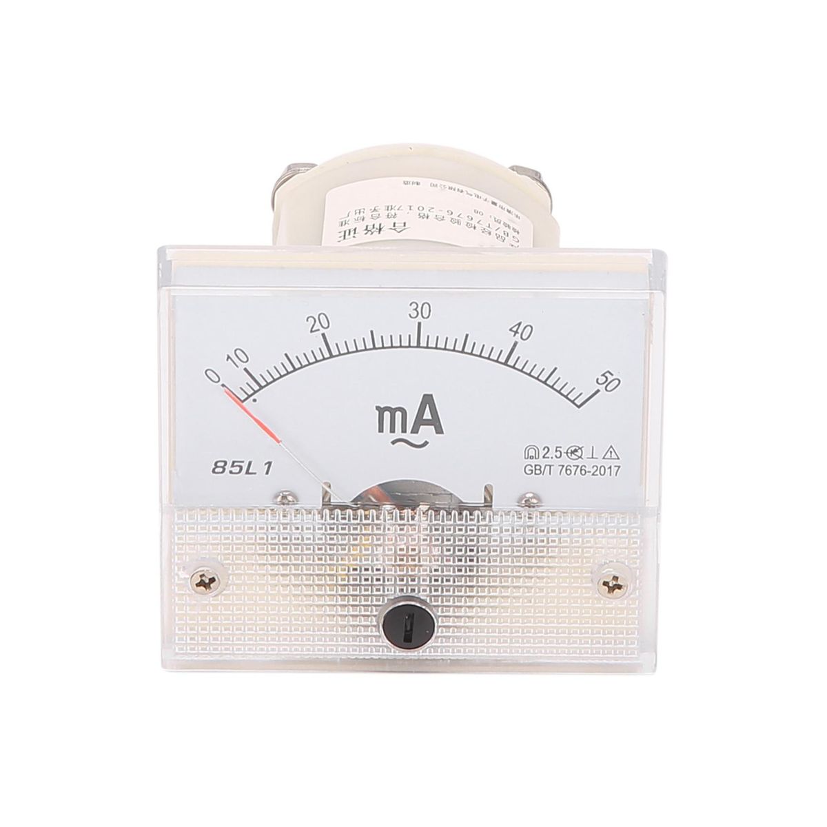 AC 0 - 50MA Pointer AC Ammeter Analog Current Panel Ampere Meter for Pressure Regulator Distribution Boxes, Etc
