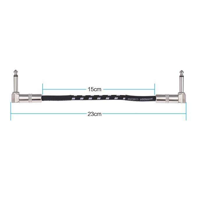 Ammoon 3-Pack Guitar Effect Pedal Instrument Patch Cable