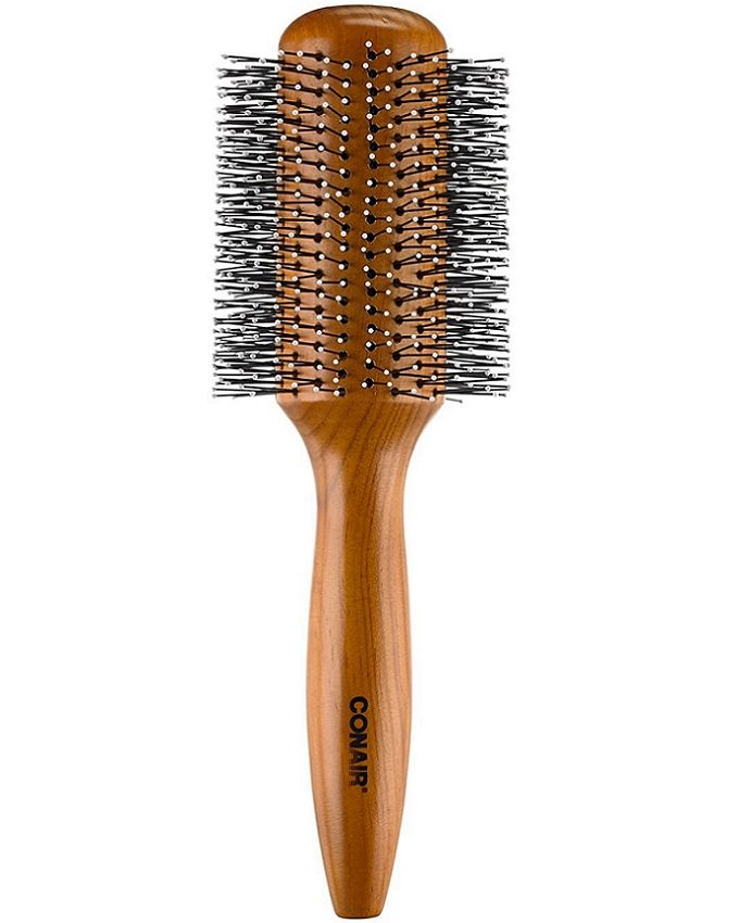 Ultra Detangling Round Wood Handle Hair Brush - Large