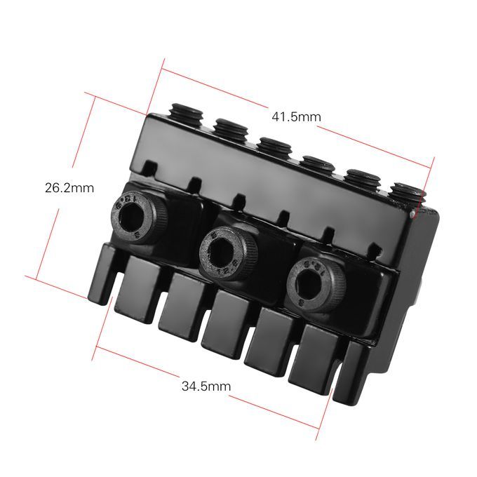 6-string Headless Electric Guitar String Locking Nut Set