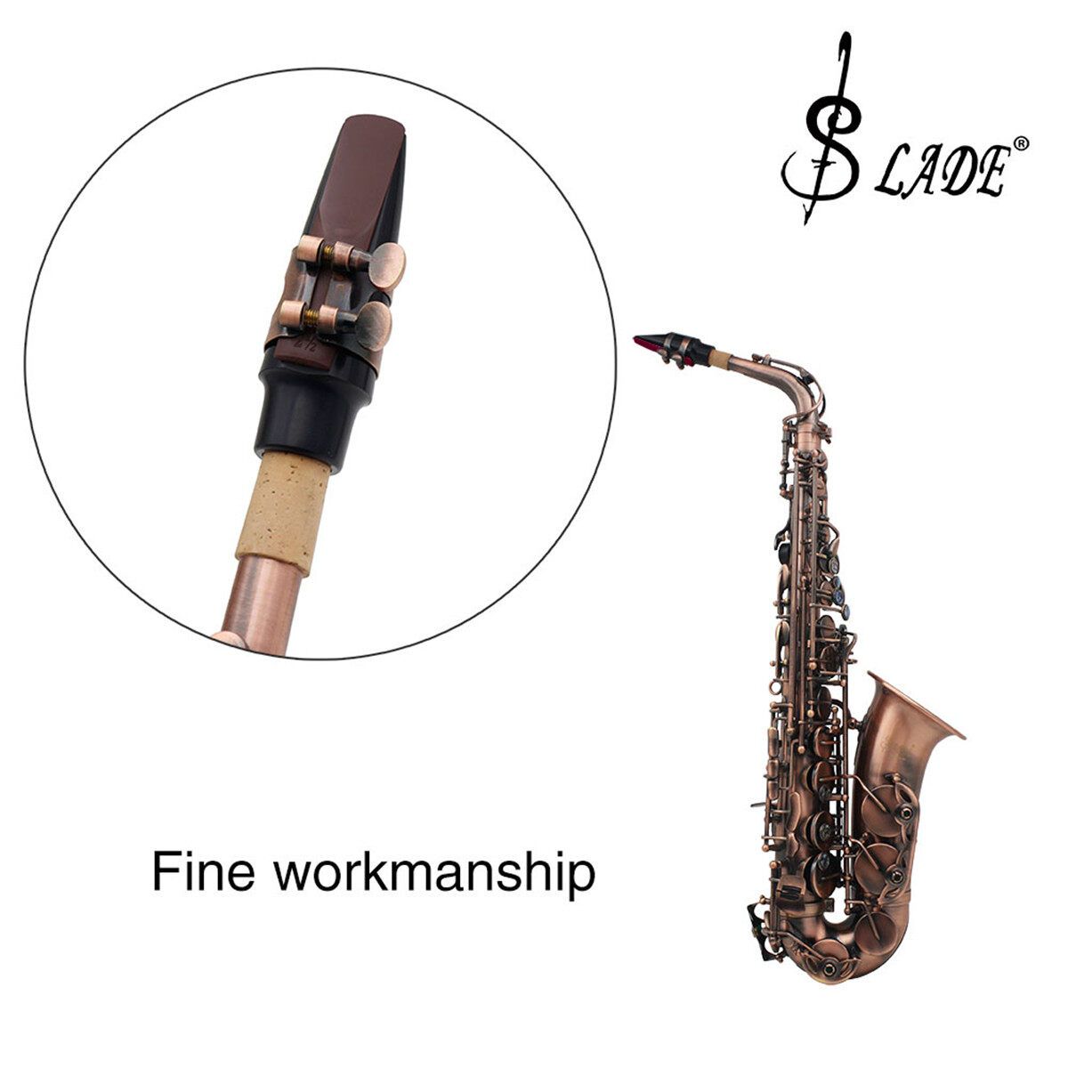 Alto Saxophone Reed Professional Alto Saxophone Reed Resin Reeds Strength 2.5 With 4 Colors Optional Saxophone Accessories Red