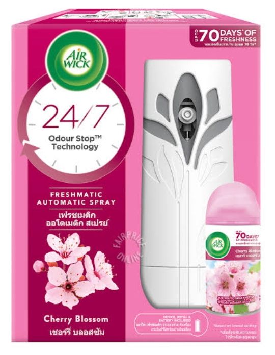 Air Wick 24/7 Automatic Air Freshener Spray- Cherry Blossom