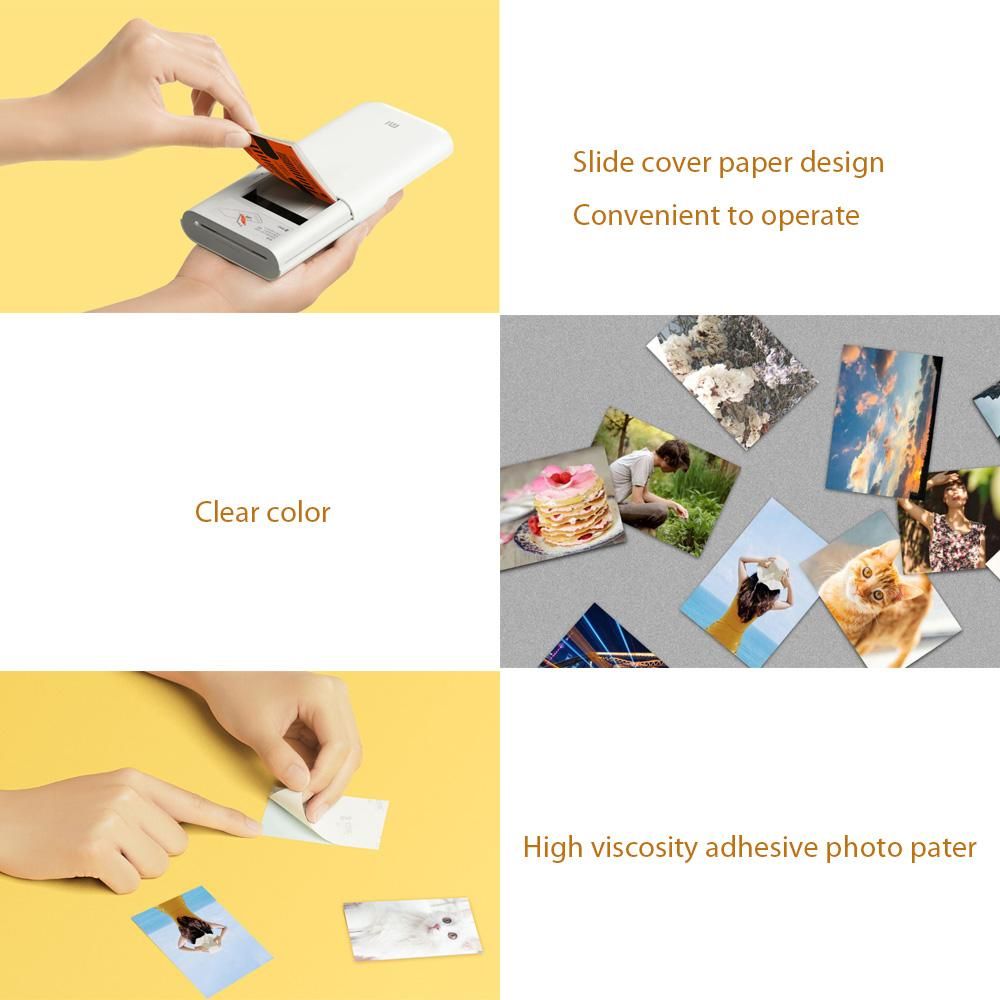Xiaomi Zink Portable Photo Pocket Printer AR Printer 400dpi With DIY Share 500mAh Mini Picture Printer