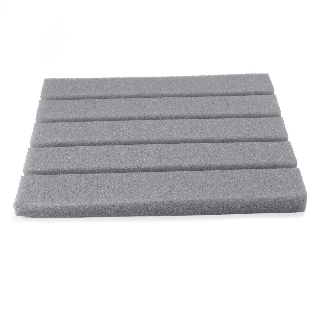 10pcs Wedge Acoustic Foam Cotton Soundproofing Acoustic Foam Tiles Noise Soundproof Sound Treatment Studio Noise Cancellation Soundproofing Sponge Fireproof 25x25x2 Cm Grey