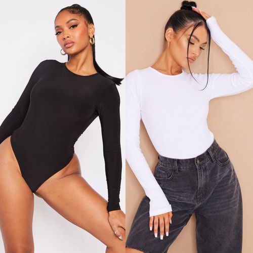 2in1 Short Sleeve Ladies Bodysuit