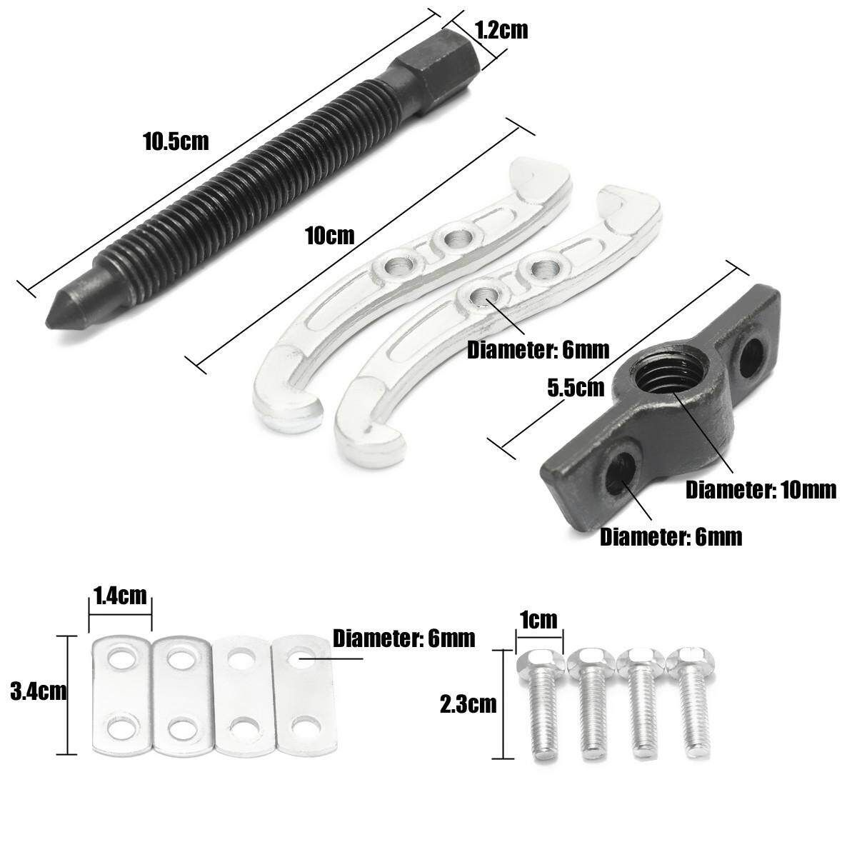 2 Leg Puller 3'' 75mm Gear / Hub Bearing 2 Jaw Internal External Reversible Tool