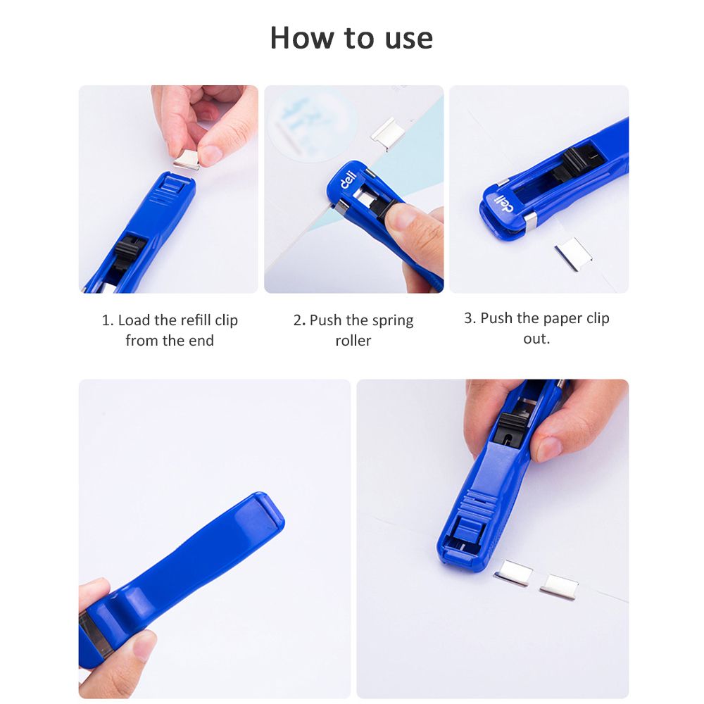 Paper Clip Dispenser Handheld Clam Clip Dispensers