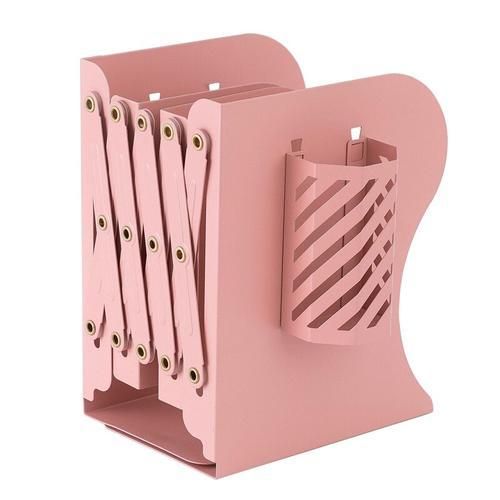 Adjustable Bookends Book Ends Stand Holder Book Storage Rack Shelf Bookend Desktop Desk Book Organizer