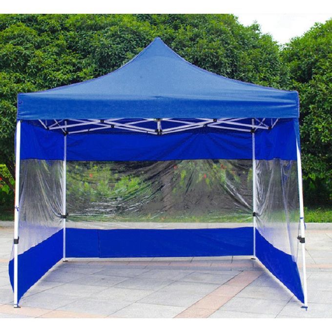 Waterproof Instant Canopy Sidewall Outdoor Camping Blue B 190x570cm