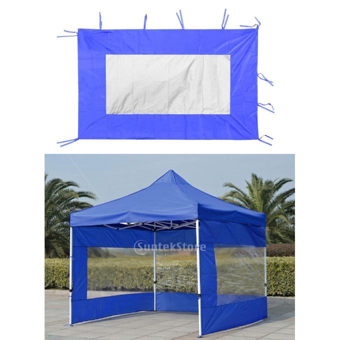 Waterproof Instant Canopy Sidewall Outdoor Camping Blue B 190x570cm