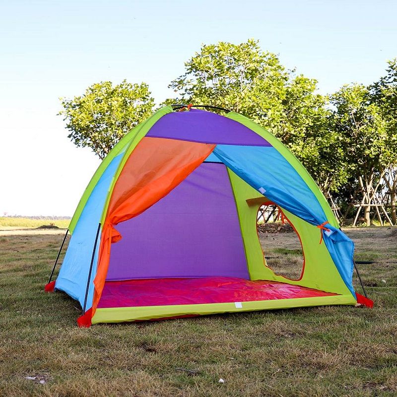Kids Play Tent Playhouse Camping Tent  Multicolor