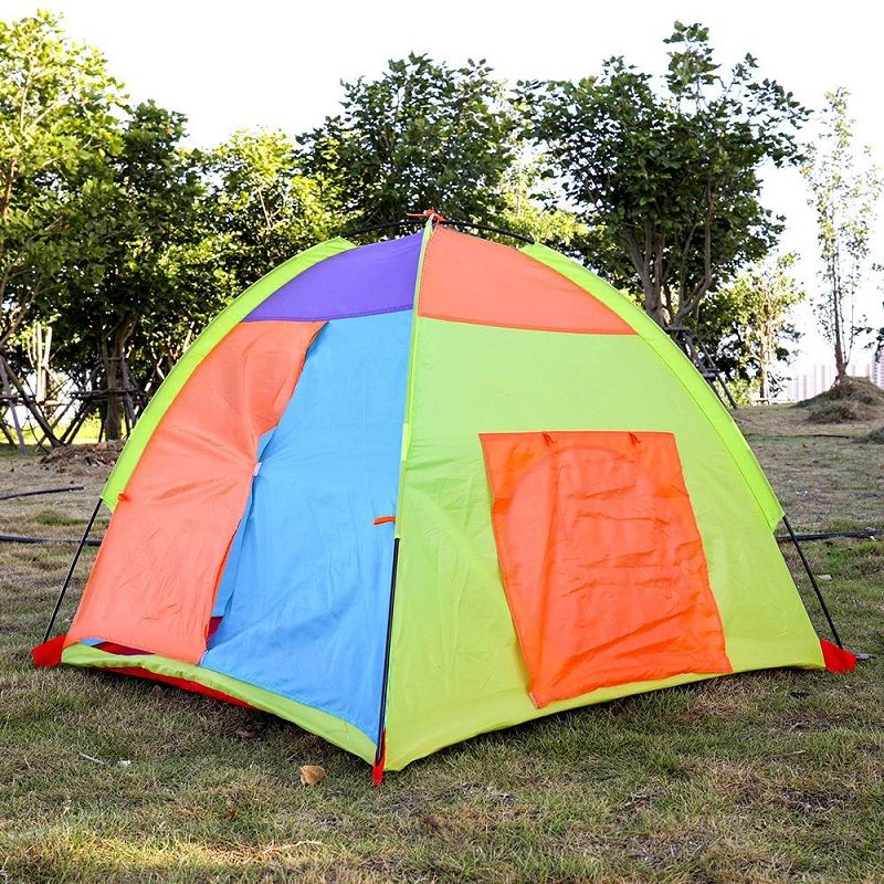 Kids Play Tent Playhouse Camping Tent  Multicolor
