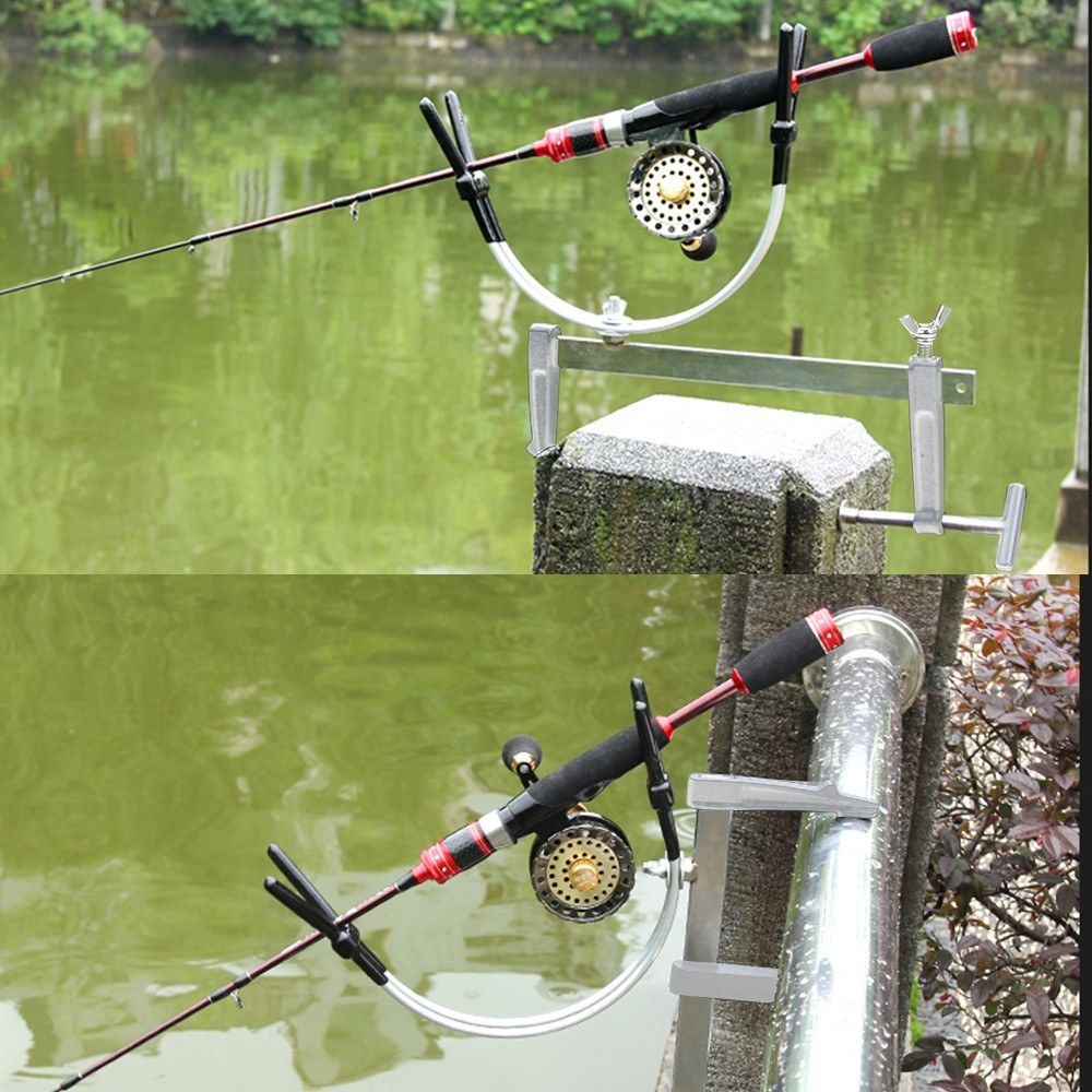 Fishing Support Rod Holder Bracket Fishing Tackle Tool 360