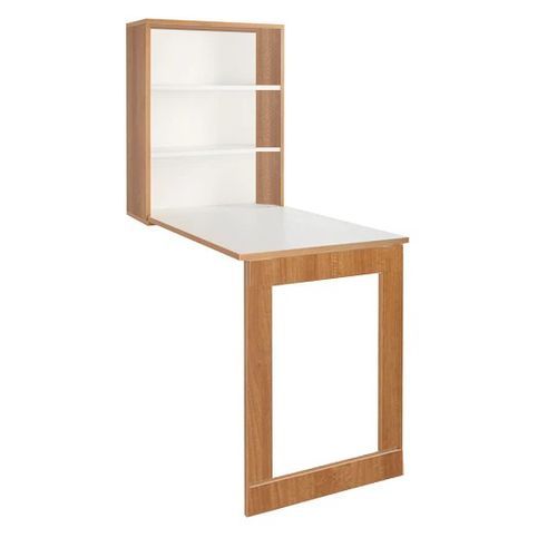 Foldable Wall Mounted Study Or Dining Table Storage Cabinet