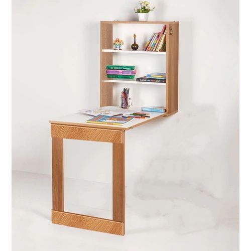 Foldable Wall Mounted Study Or Dining Table Storage Cabinet