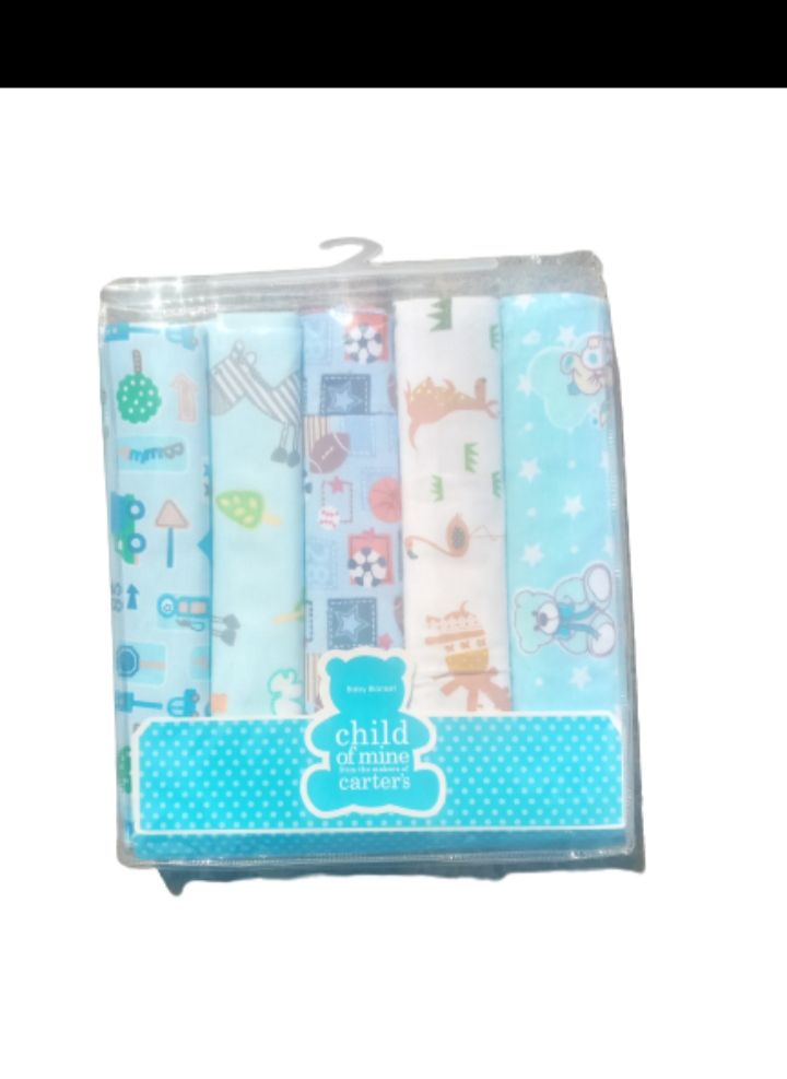 Baby Receiving Flannels - 5pcs