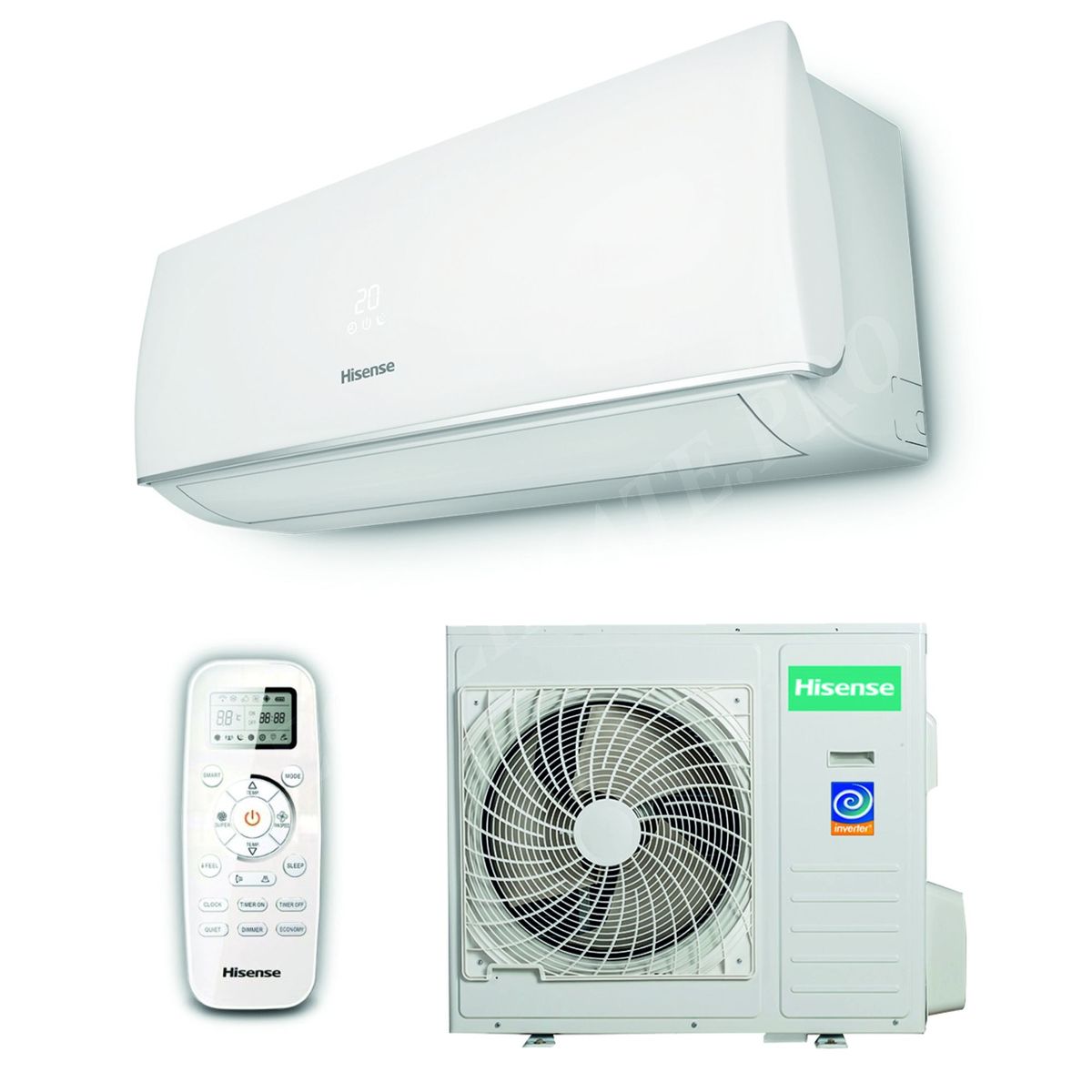 1HP Split Copper Inverter Air Conditioner (AS09DK)