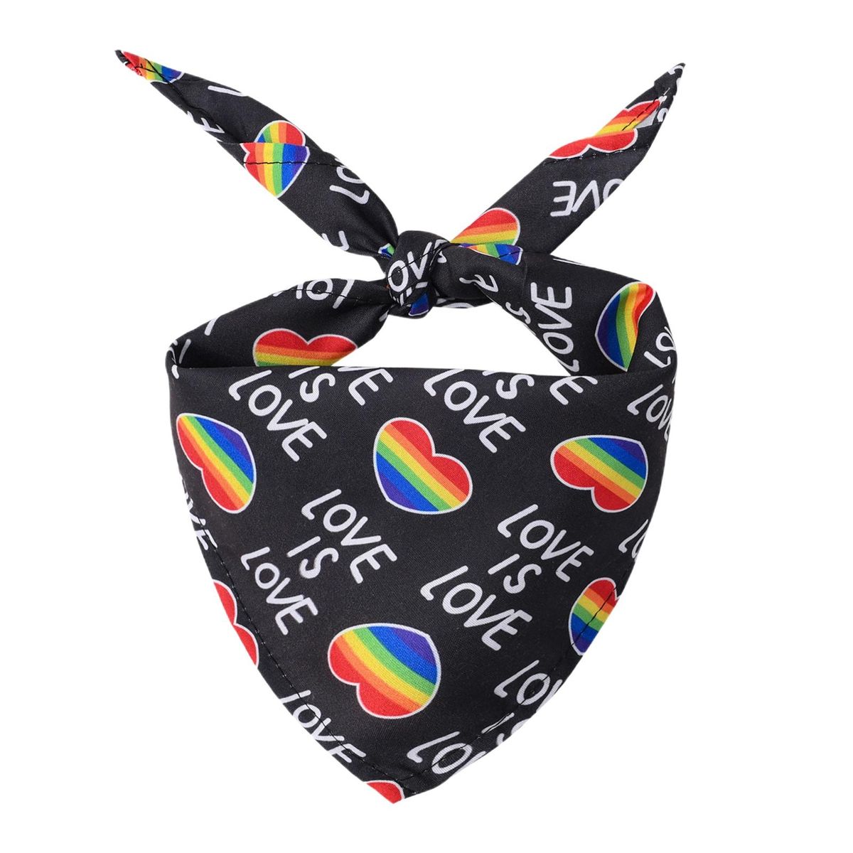 Pet Bib Rainbow Love Print Dog Puppy Cat Bib