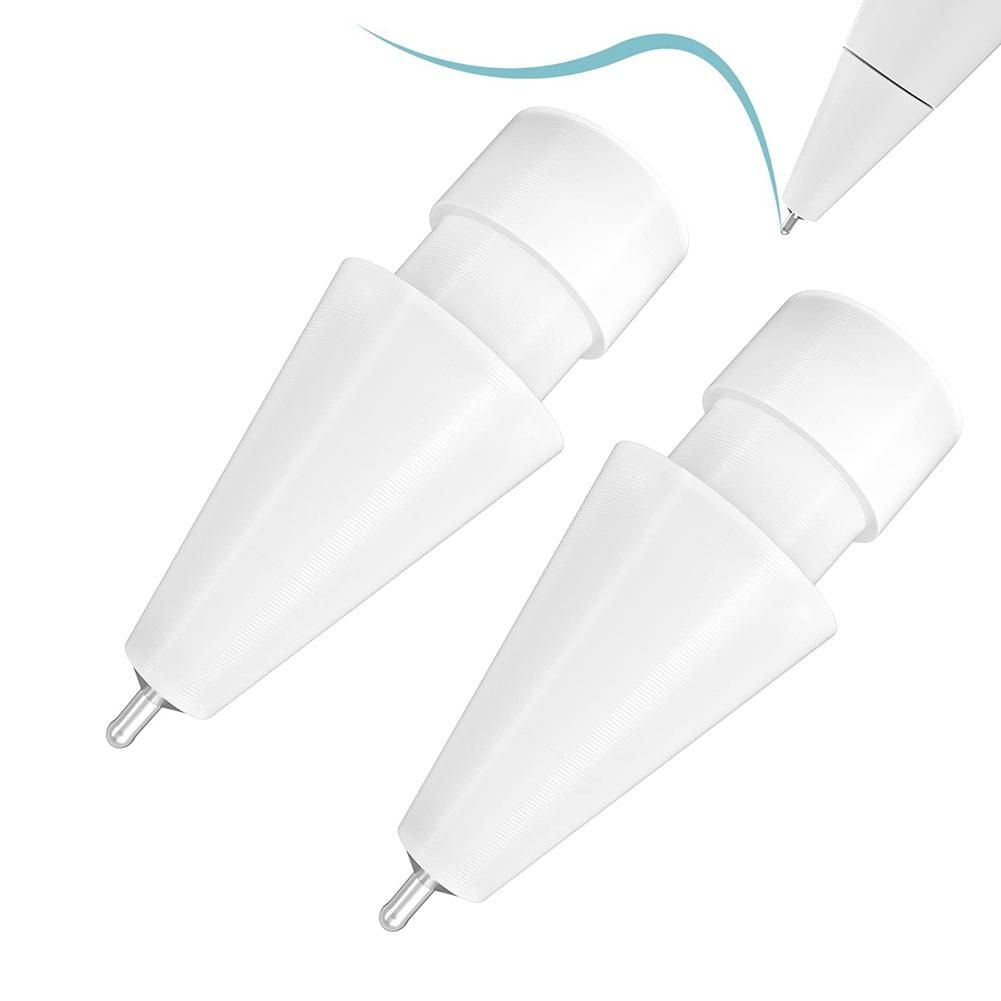 2 Pack Pencil Tips for Apple Pencil 1St Gen and 2Nd Gen/ iPad Pro Pencil,1mm No Wear Out Fine Point Precise Control Nibs