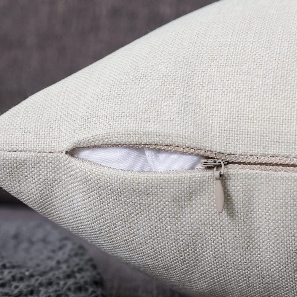 Christmas Linen Pillow Cushion Covers For Sofa Seat Car