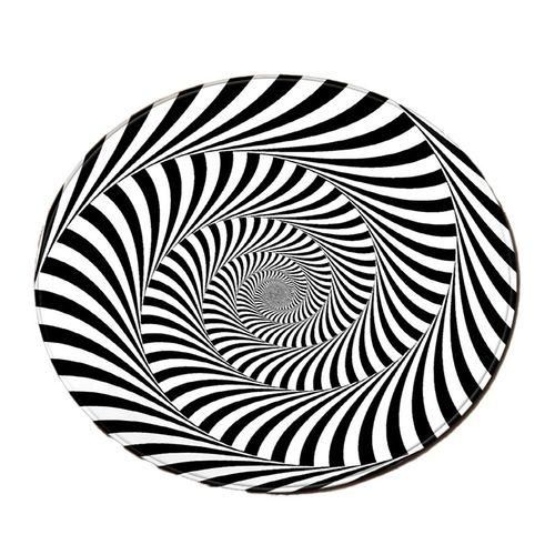 Round Vision Carpet 3D Visual Carpet Floor Mat