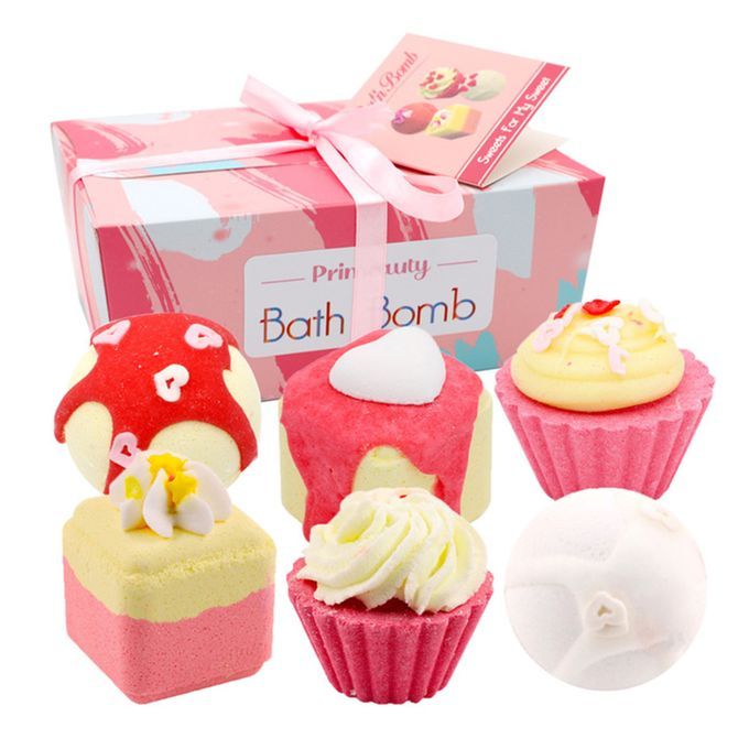 6PCS Bath  Set Handmade Essential Oils Bubble Bath  Spa Kit