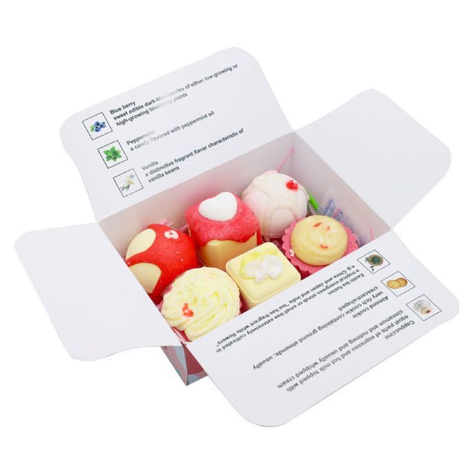 6PCS Bath  Set Handmade Essential Oils Bubble Bath  Spa Kit