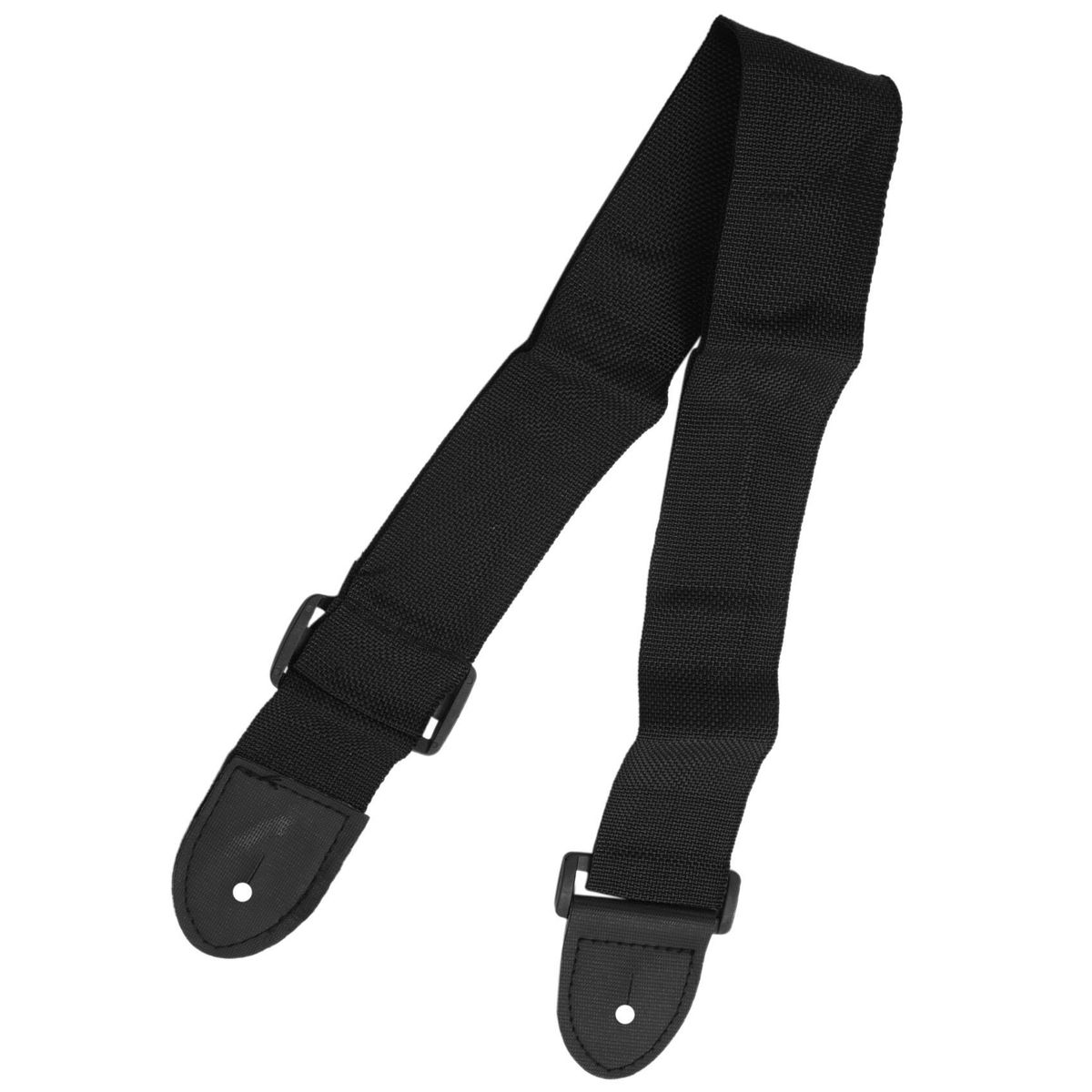 Guitar strap Guitar picks Acoustic ukulele Guitar black Strap Belt Adjustable Nylon Ends For Guitars