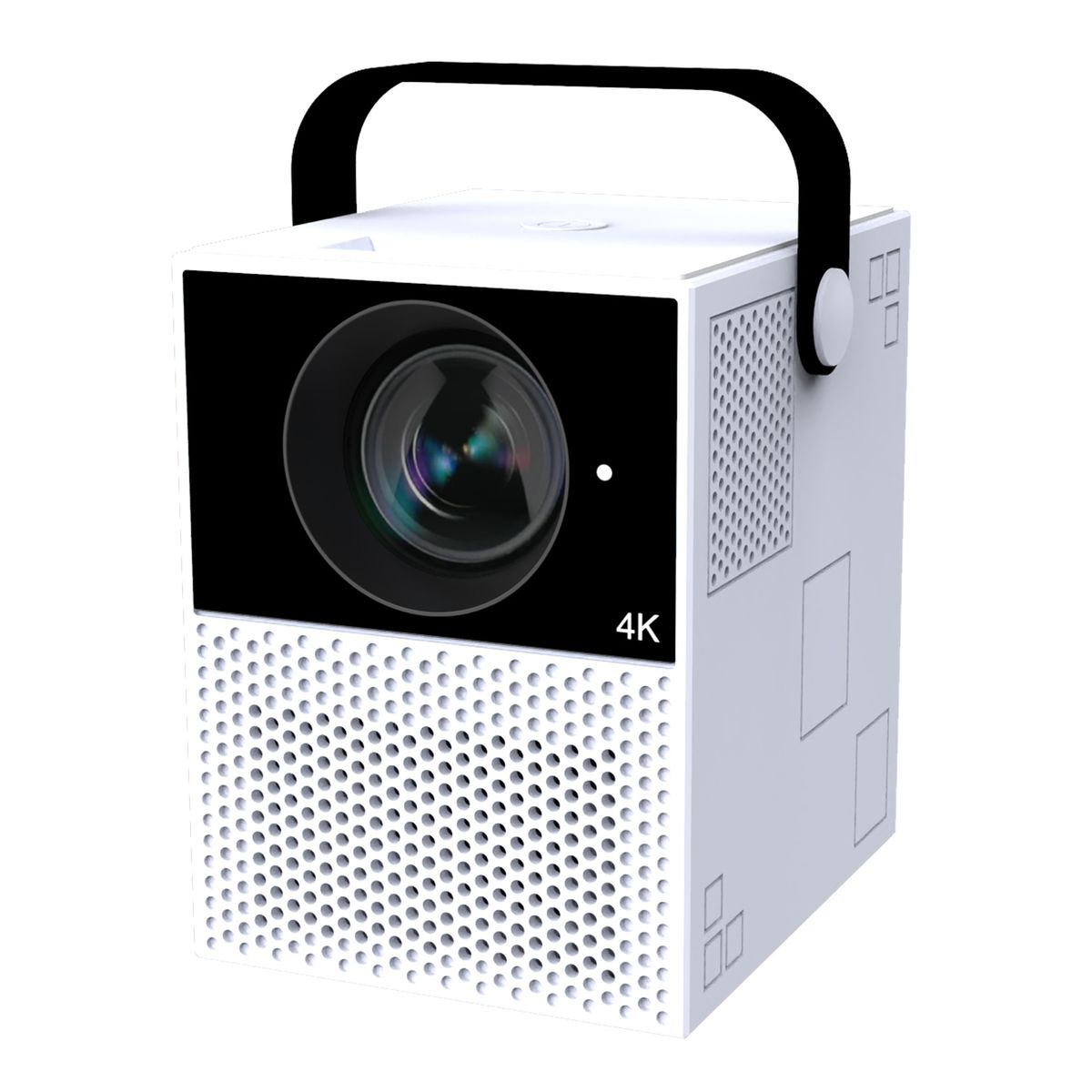 Y2 1920x1080P 100 ANSI Lumens Portable Home Theater LED HD Digital Projector, Battery Touch Control Version, Android 9.0, 2G+16G, UK Plug