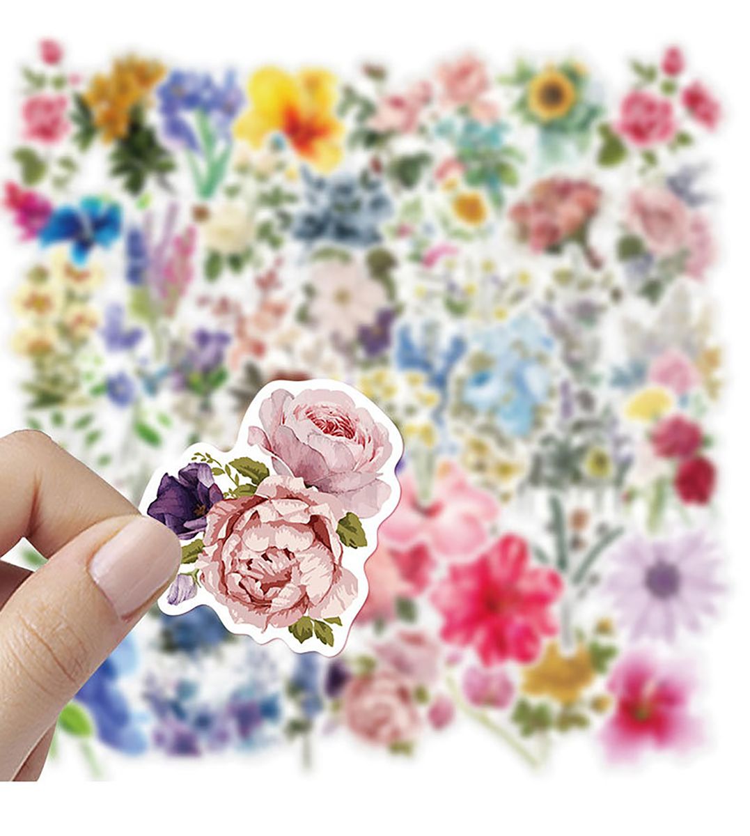50Pcs/Bag Aesthetic Sticker Water-proof-Multicolor