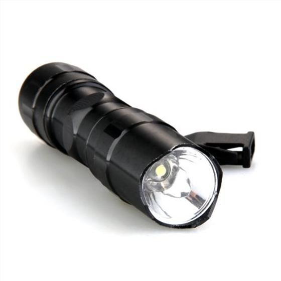 Waterproof 3W LED 200LM Super Bright Mini Flashlight Lamp Torch Camping Fishing