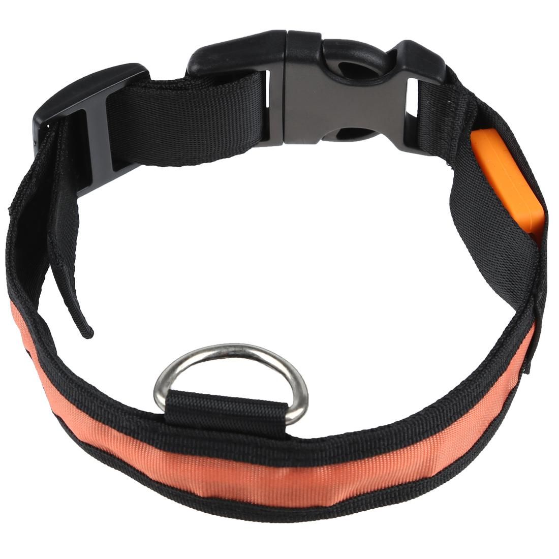 LED Flashing luminous Adjustable Safety Dog Pet Light Nylon