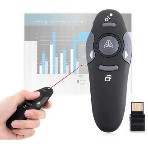Wireless Presenter With Red Laser Pointers-remote Control For Power Point