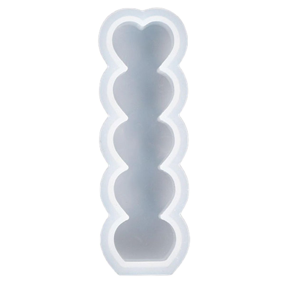 Aromatherapy Mold Love Heart Aromatherapy Candle Casting Mould White