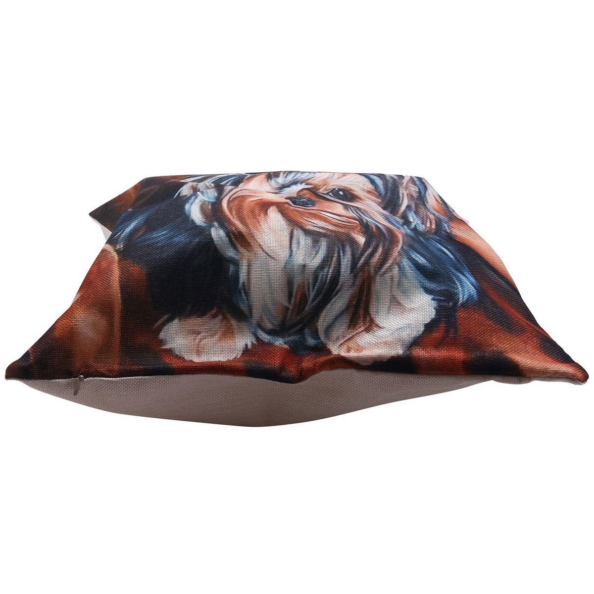 Pack Of 4 Linen + Pu Decorative Throw Pillow Covers Set 18 X