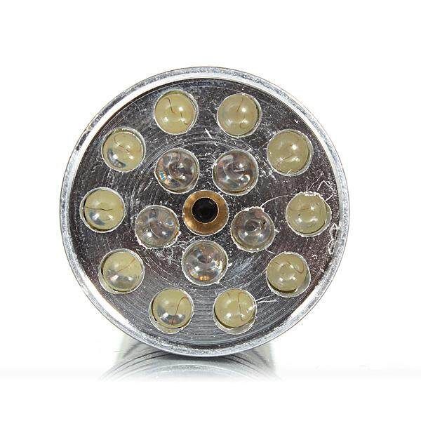 3in1 15 LED+UV+LASER Ultra Super Bright Flashlight Torch Light W/ Grey