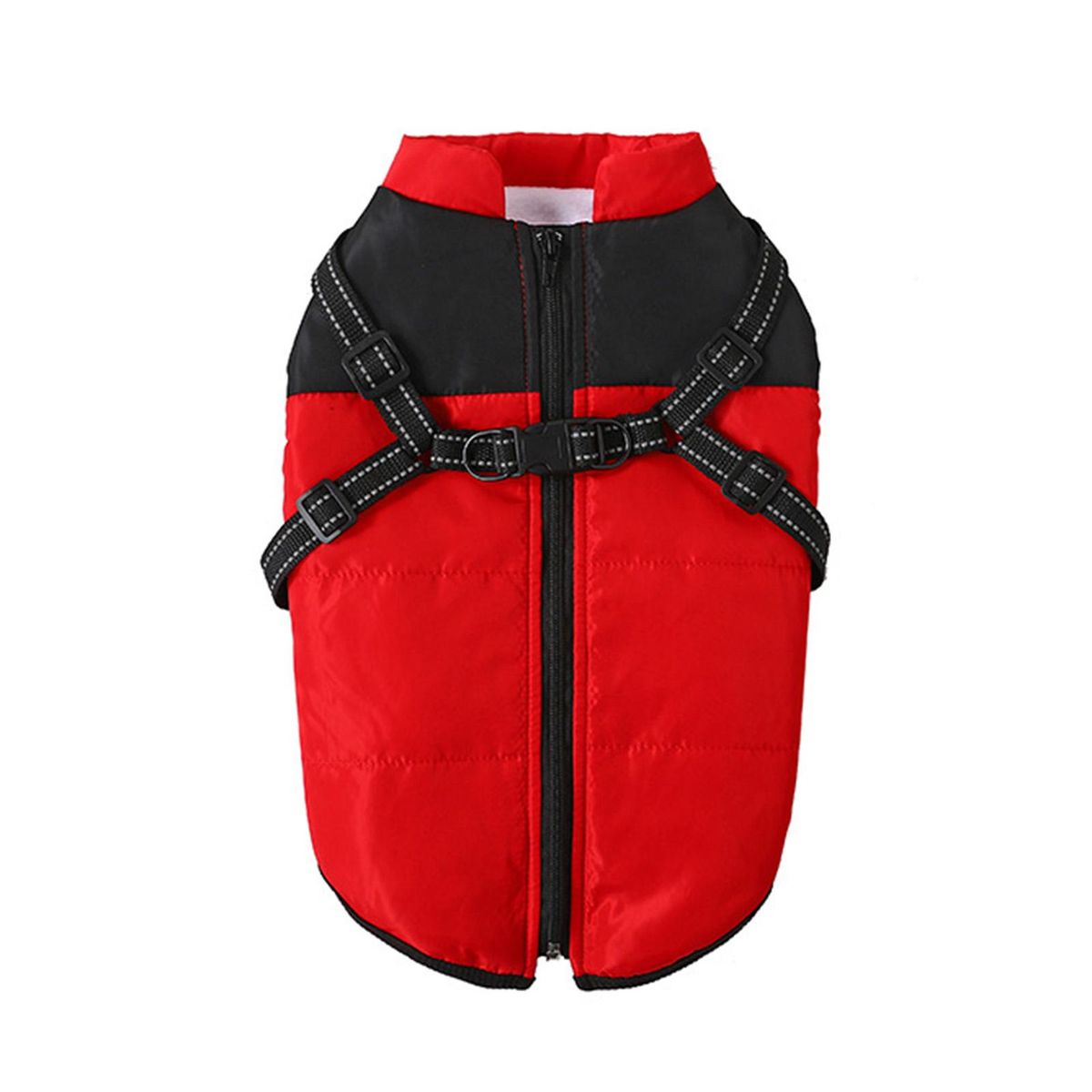 Pet Vest Pet Dog Thickened Vest Jacket Clothing Red Black