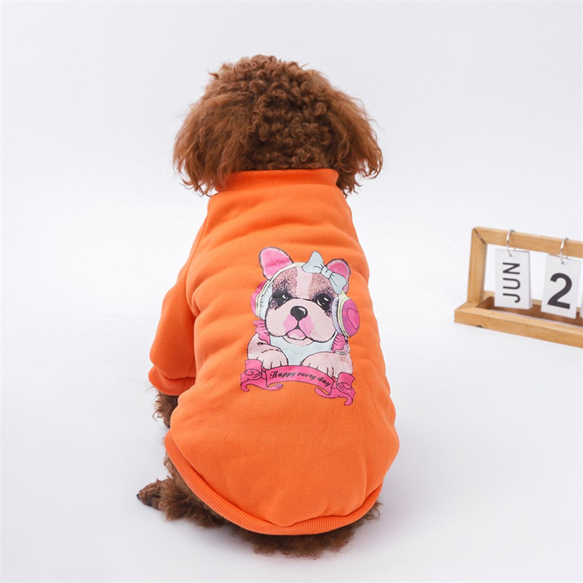 Pet Apparel Dog Pajamas Small Thin Puppy Outfit Orange