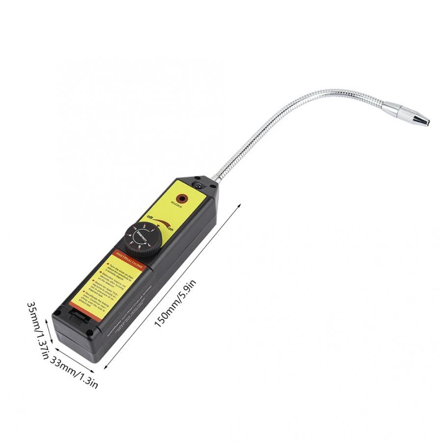 WJL-6000 Freon Leak Detector Halogen Refrigerant Gas Leakage Tester HVAC Air Condition R22 R410A R134A CFC