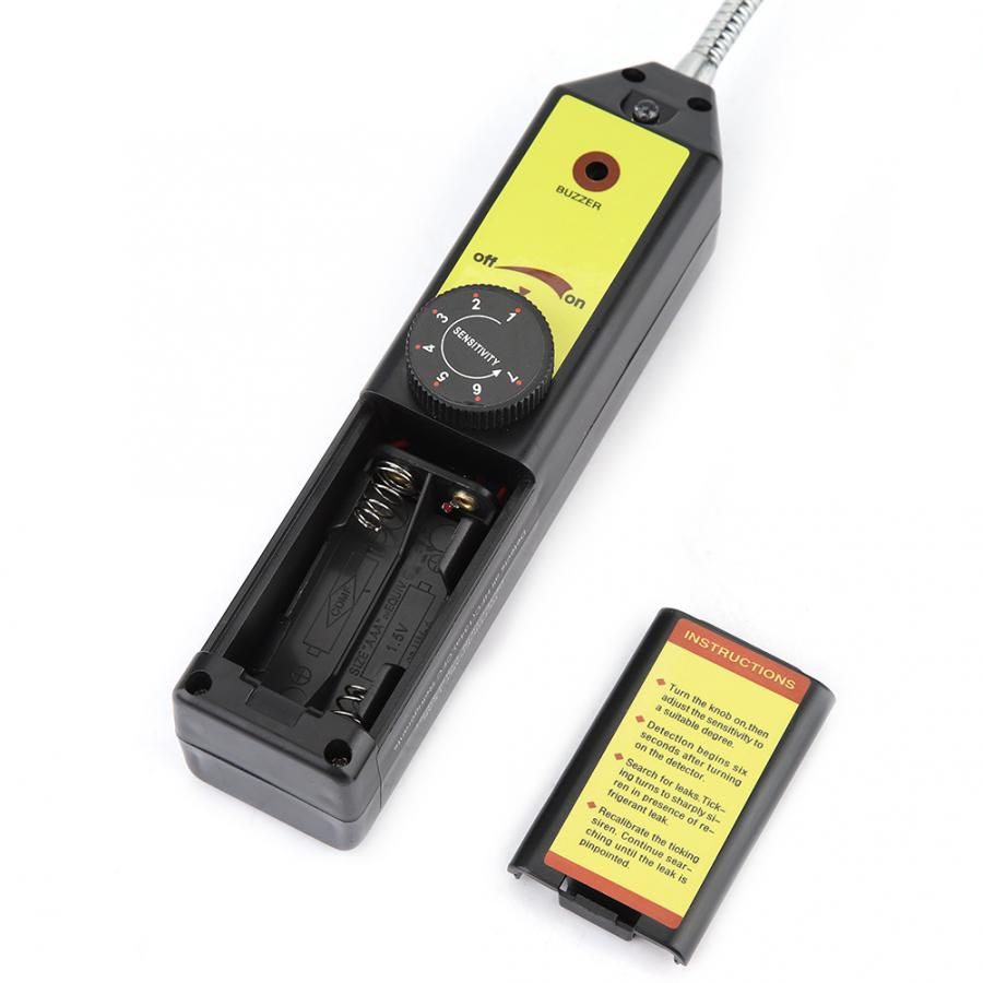 WJL-6000 Freon Leak Detector Halogen Refrigerant Gas Leakage Tester HVAC Air Condition R22 R410A R134A CFC