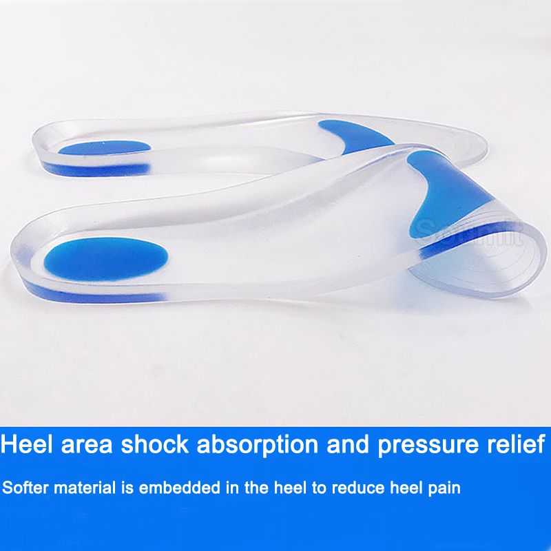 Silicone Orthotic Insole For Man Women Flat Feet Arch Support Orthopedic Shoes Pad Massaging Shock Absorption Insert Cushion
