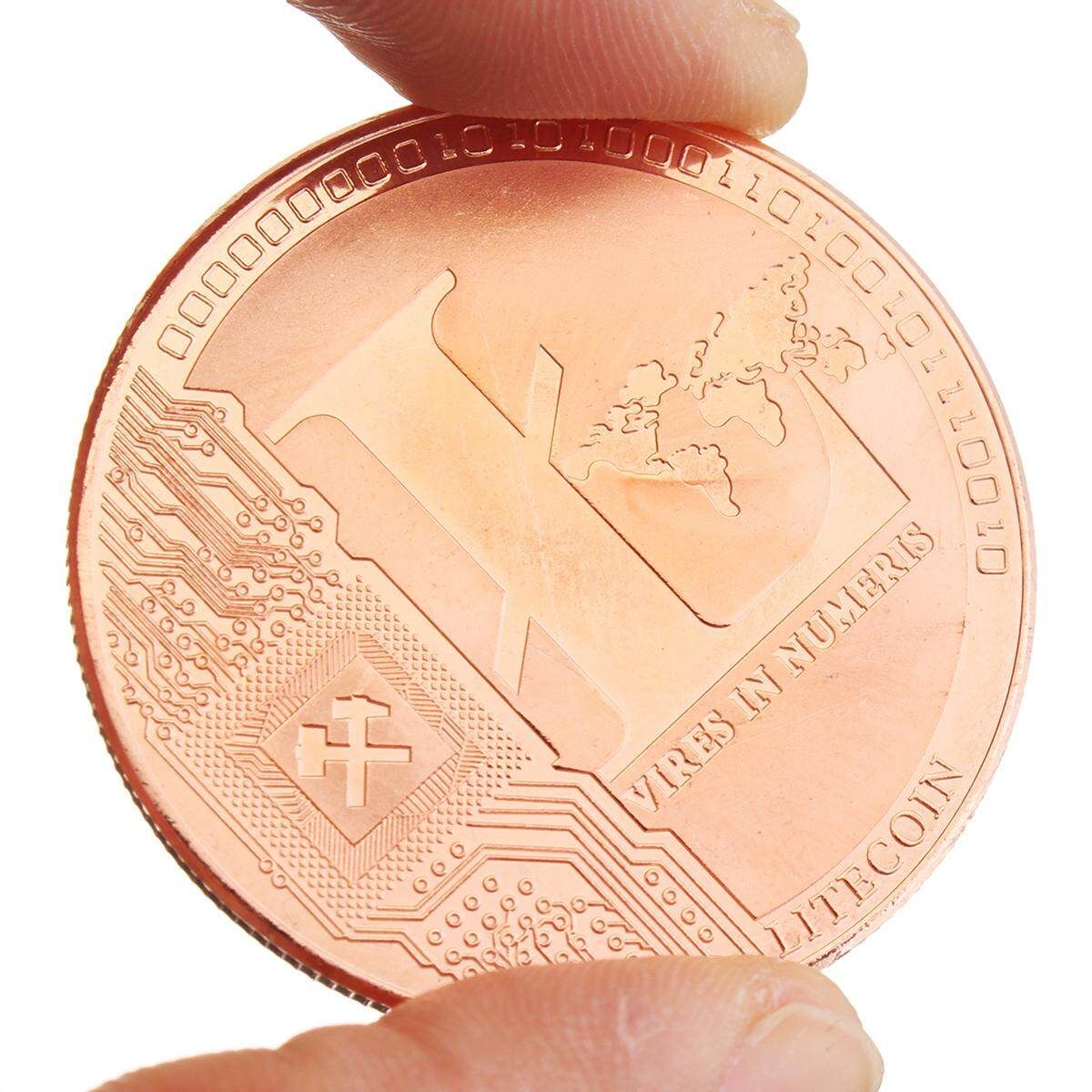 Broze Plated Commemorative Litecoin Collectible Golden Iron Miner Coin Gift Copper