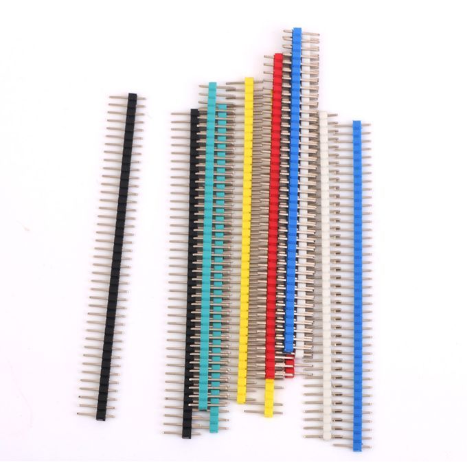 12Pcs 40 Pin Single Row Male Pin Headers Socket Strip Connector 2