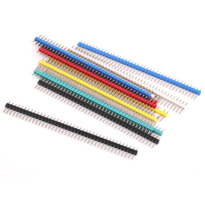 12Pcs 40 Pin Single Row Male Pin Headers Socket Strip Connector 2
