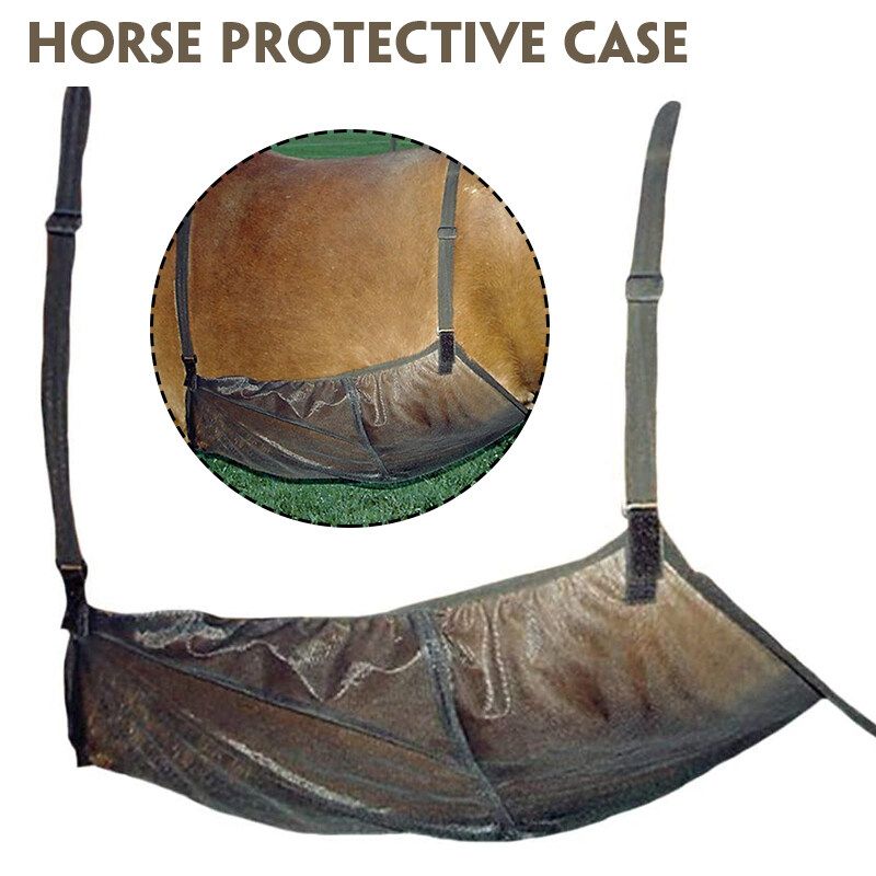 Horse Abdomen Outdoor Protective Case For Fly Adjustable Mosquito Repellent